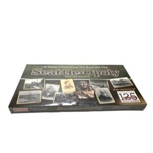 Seatle-Opoly board game Monopoly Celebrating the Emerald City History Edition